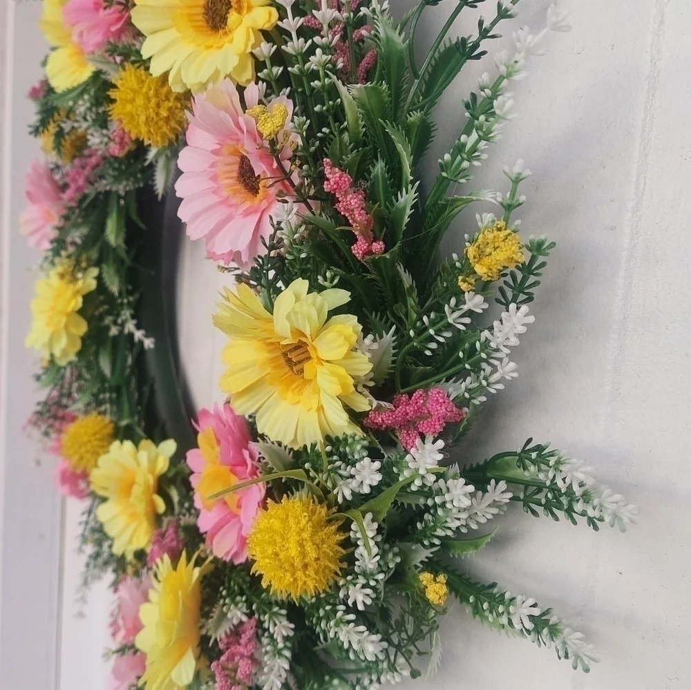 HANDMADE spring wreath